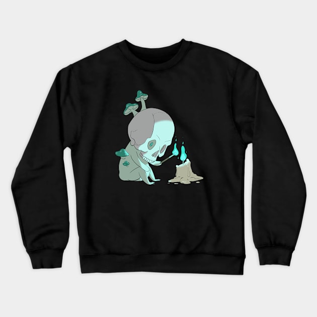 Light Crewneck Sweatshirt by thatraccoon